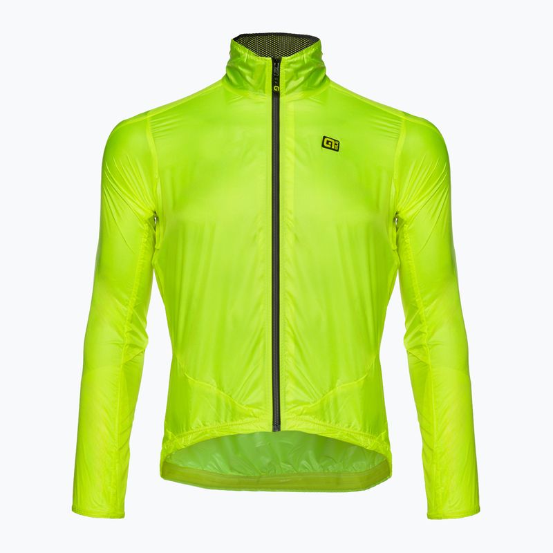 Vyriška dviratininko striukė Alé Giubbino Light Pack Alé fluorescencinė geltona 3