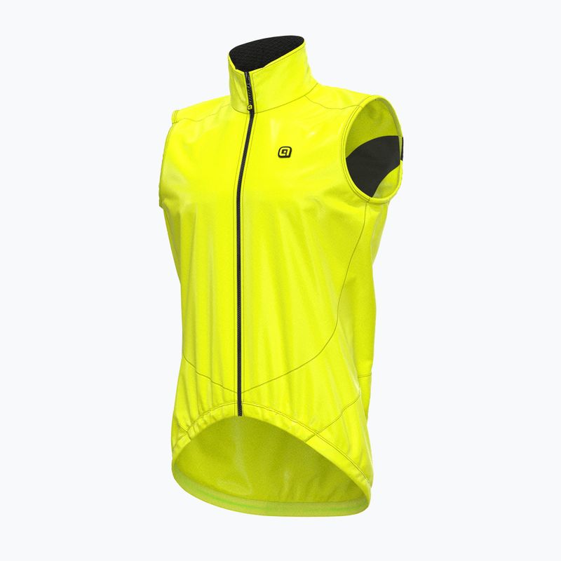 Vyriška Alé Gilet Light Pack fluorescencinės geltonos spalvos dviratininko liemenė 3