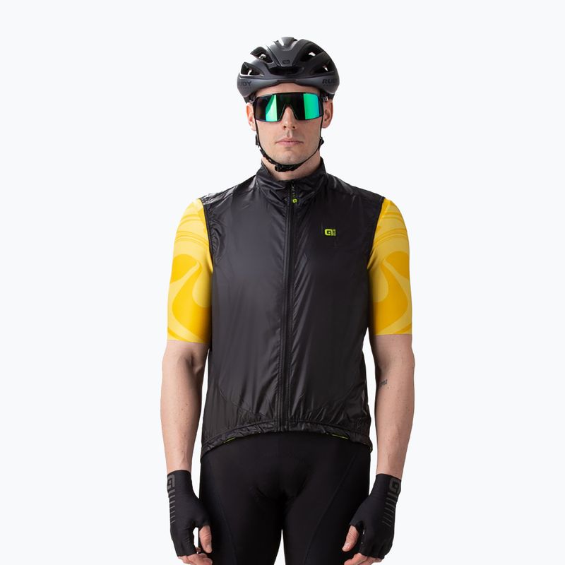 Vyriška Alé Gilet Light Pack dviračių liemenė juoda