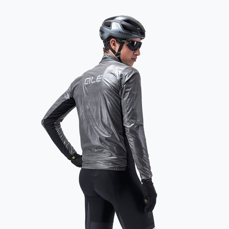 Vyriška dviratininko striukė Alé Black Reflective nero/black 2