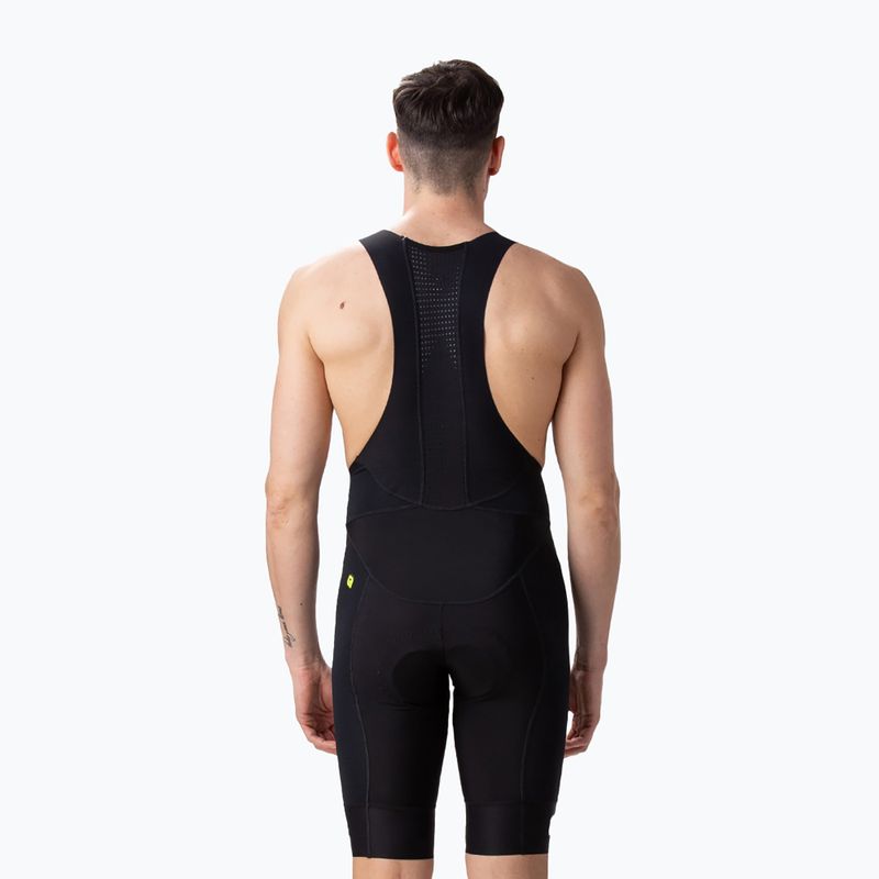 Vyriški Alé Pantalone C/B Agonista Plus juoda/balta dviratininko šortai 3