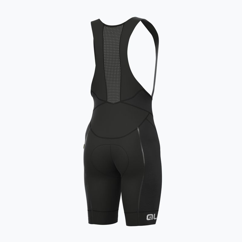 Vyriški Alé Pantalone C/B Agonista Plus juoda/balta dviratininko šortai 8