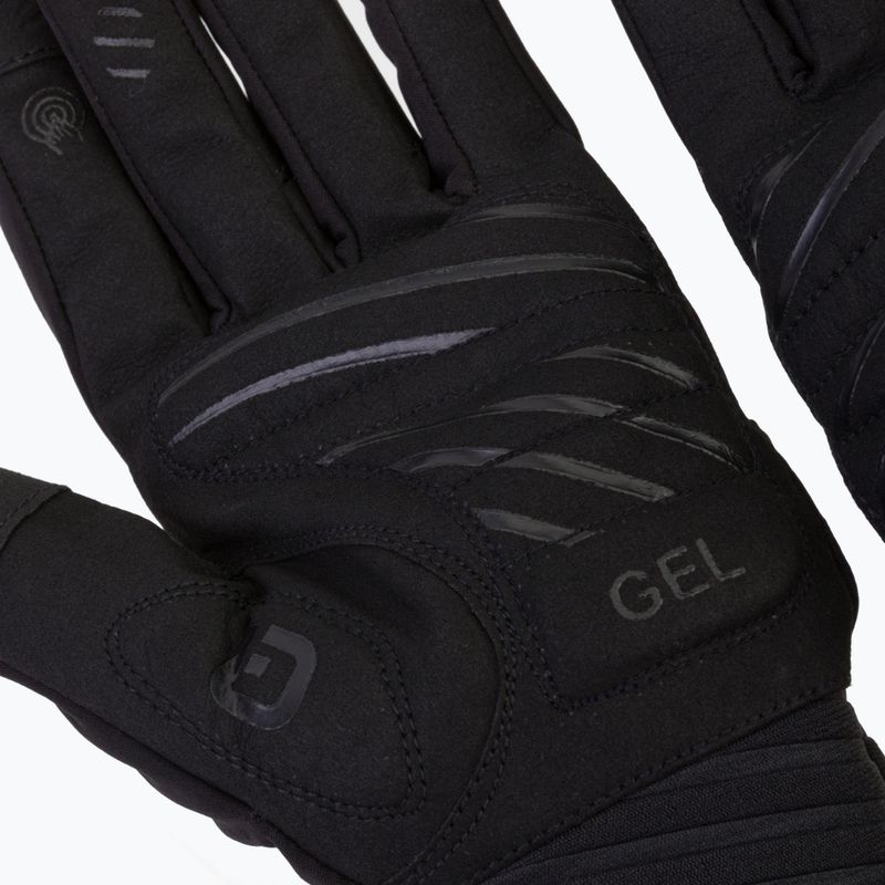 Dviračių pirštinės Alé Windprotection nero/black 4