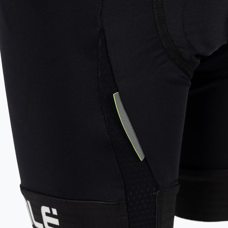 Alé Pantalone S/B Bimbo Kid dviračių šortai juodi/balti 4