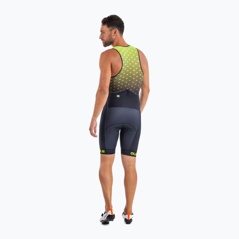 Vyriškas triatlono kostiumas Alé Stars fluo yellow/black 2