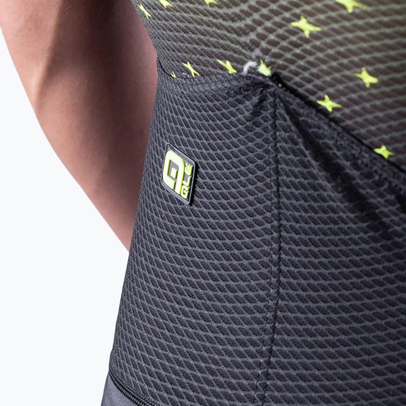 Vyriškas triatlono kostiumas Alé Stars fluo yellow/black 6