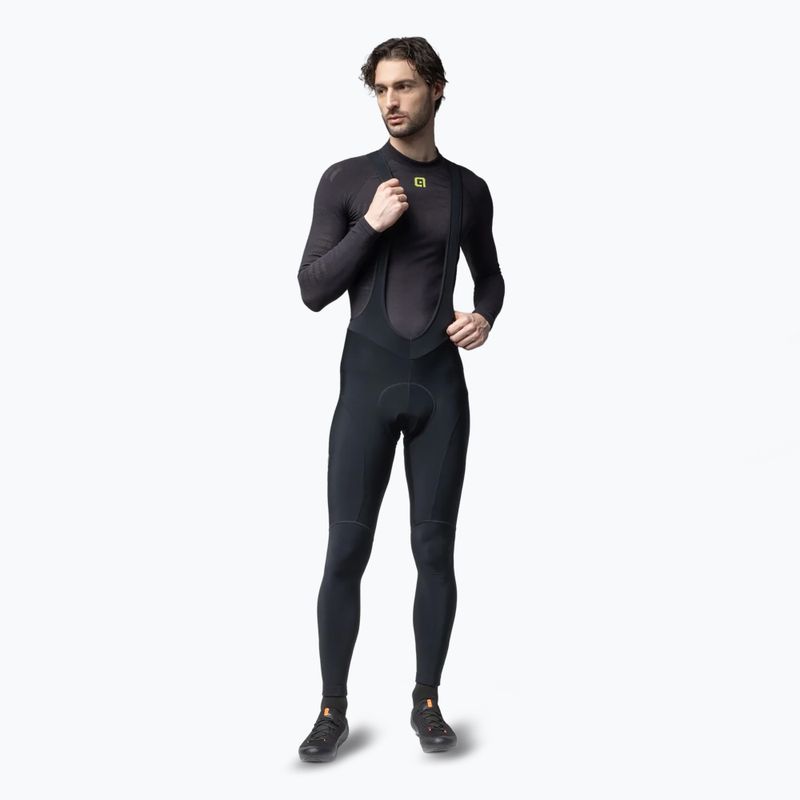 Vyriškos dviračių kelnės Alé Winter Bibtights black/black