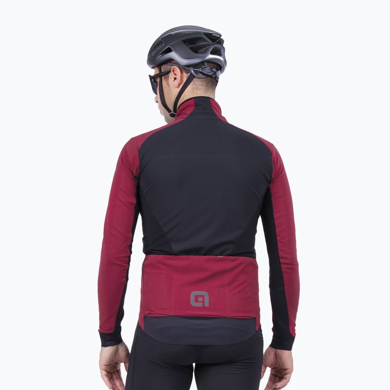 Vyriška Alé Future Warm rosso masai/masai red dviračių striukė 2