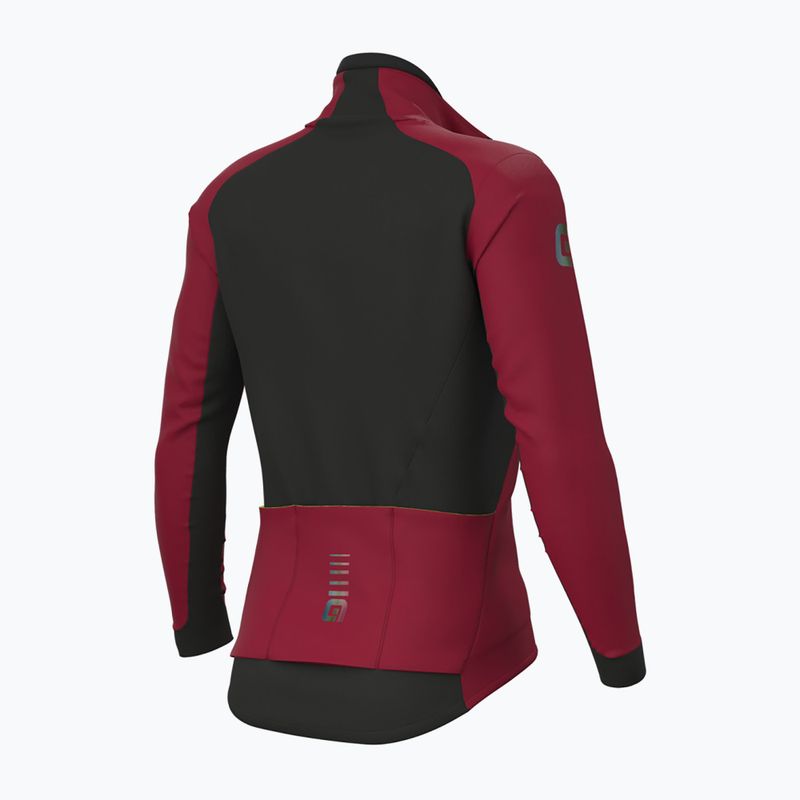 Vyriška Alé Future Warm rosso masai/masai red dviračių striukė 7