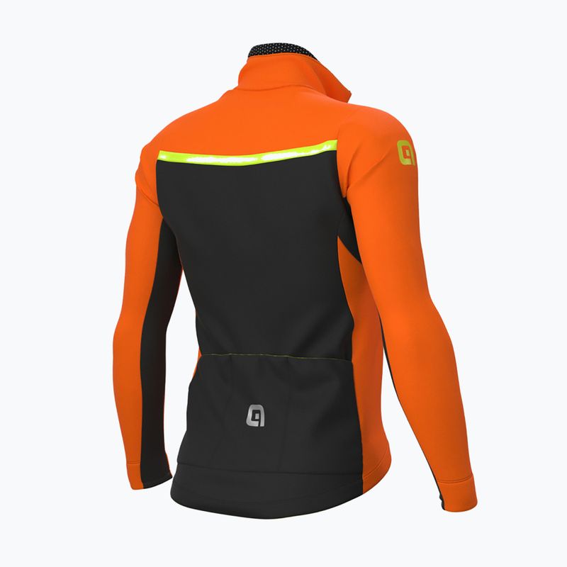 Vyriška dviratininko striukė Alé K-Tornado 2.0 arancio fluo/fluo orange 7