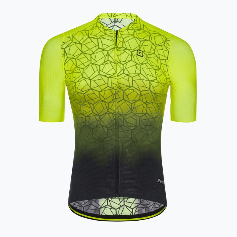 Vyriški Alé Maglia MC Velocity dviratininkų marškinėliai fluorescent yellow