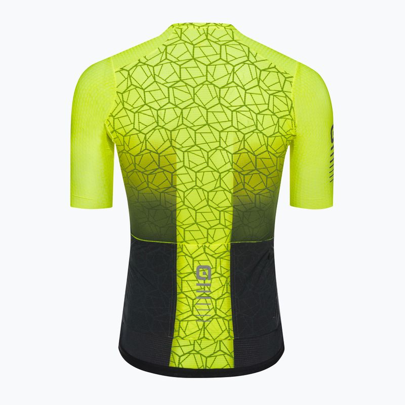 Vyriški Alé Maglia MC Velocity dviratininkų marškinėliai fluorescent yellow 2