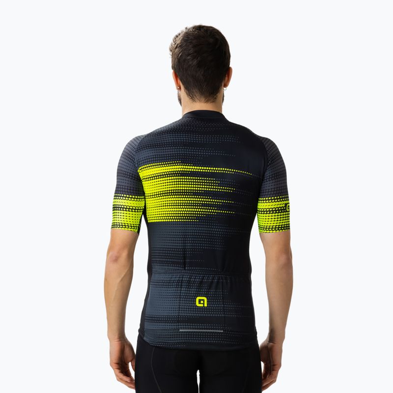 Vyriški Alé Maglia MC Turbo dviratininkų marškinėliai juodi 2