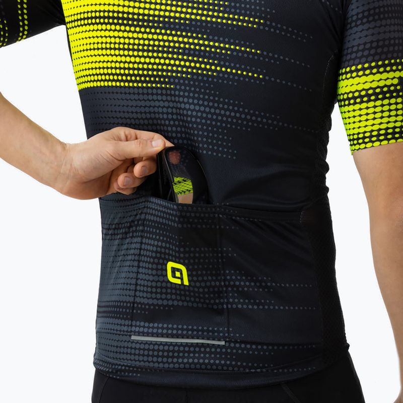 Vyriški Alé Maglia MC Turbo dviratininkų marškinėliai juodi 5