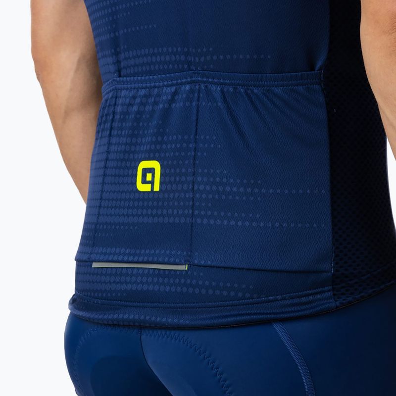 Vyriški dviratininko marškinėliai Alé Maglia MC Turbo blue 5