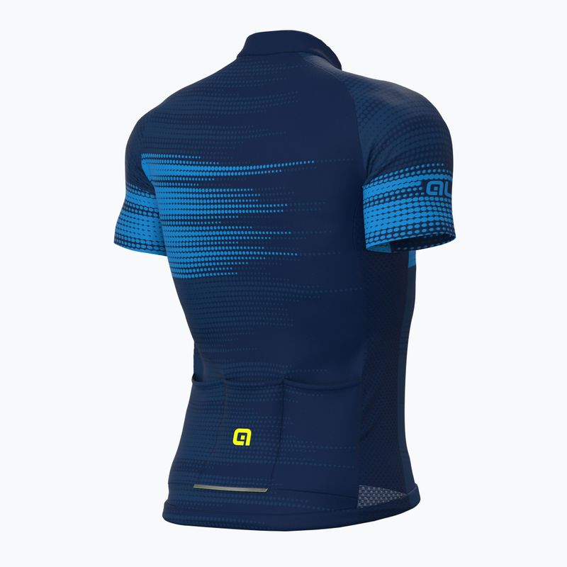 Vyriški dviratininko marškinėliai Alé Maglia MC Turbo blue 7