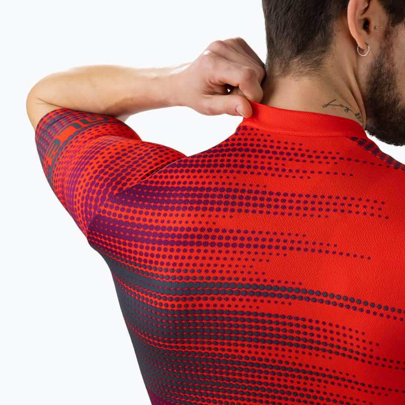 Vyriški dviratininko marškinėliai Alé Maglia MC Turbo red 5
