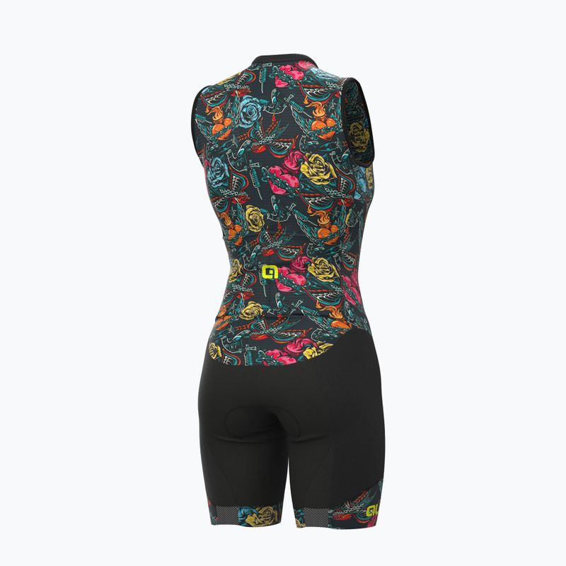 Moteriškas triatlono kostiumas Alé Body SM Donna Tatuiruotė pilka 2