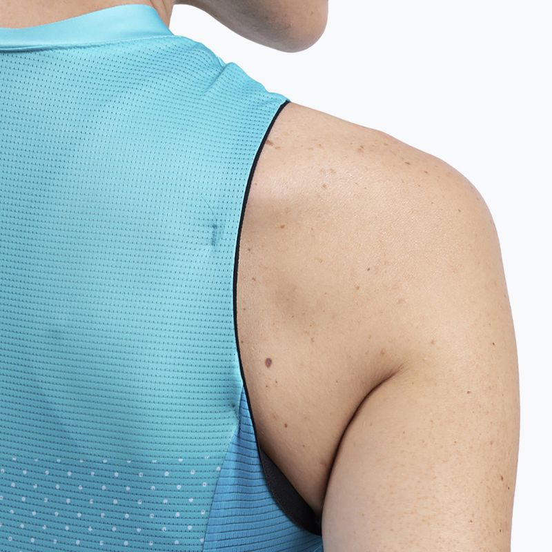 Moteriški dviratininko marškinėliai Alé Maglia Donna SM Level turquoise 5