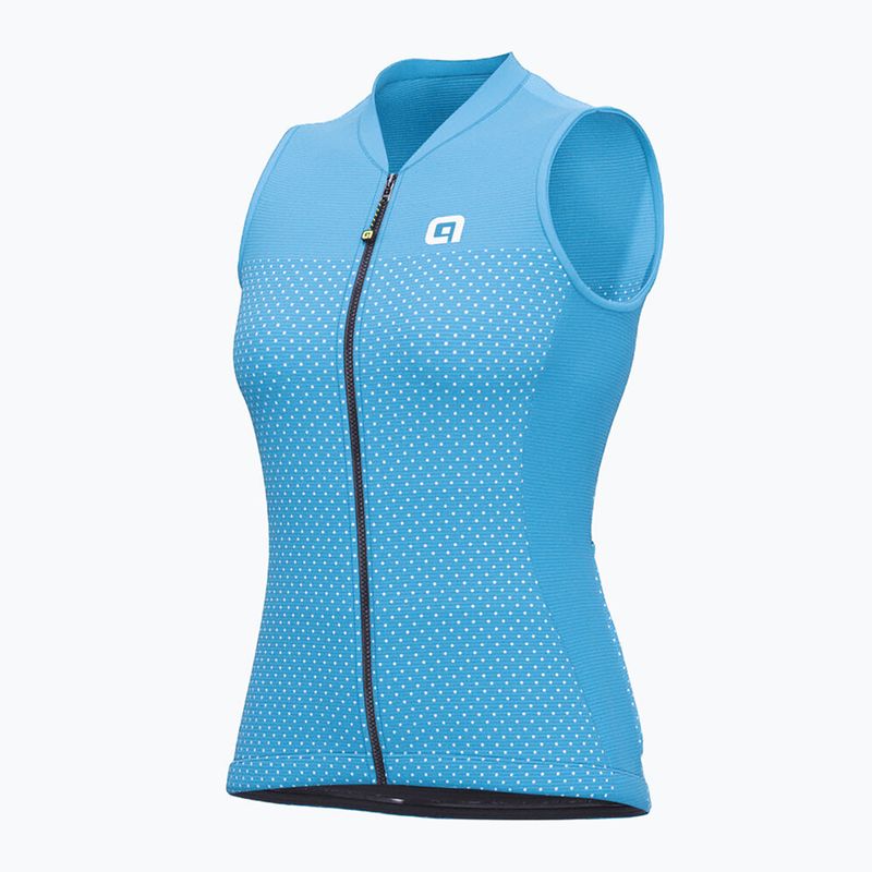 Moteriški dviratininko marškinėliai Alé Maglia Donna SM Level turquoise 7