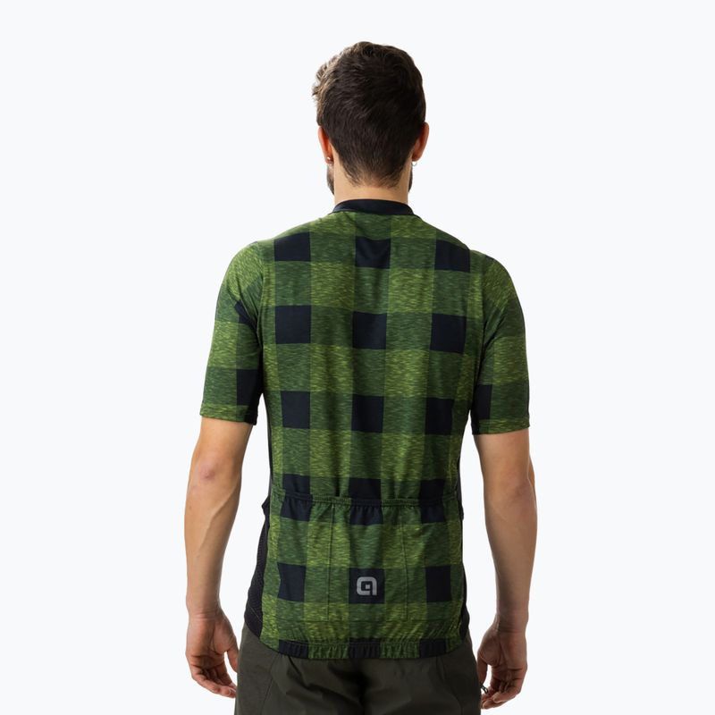 Vyriški Alé Maglia MC dviratininkų marškinėliai Scottish green 2