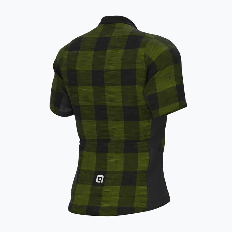 Vyriški Alé Maglia MC dviratininkų marškinėliai Scottish green 6