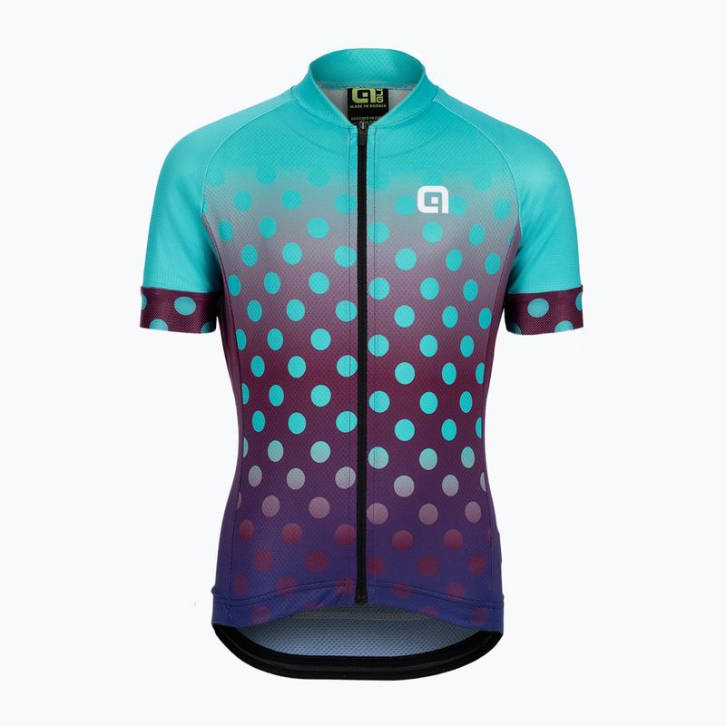 Vaikiški dviratininkų marškinėliai Alé Maglia Bimbo MC Bubble green