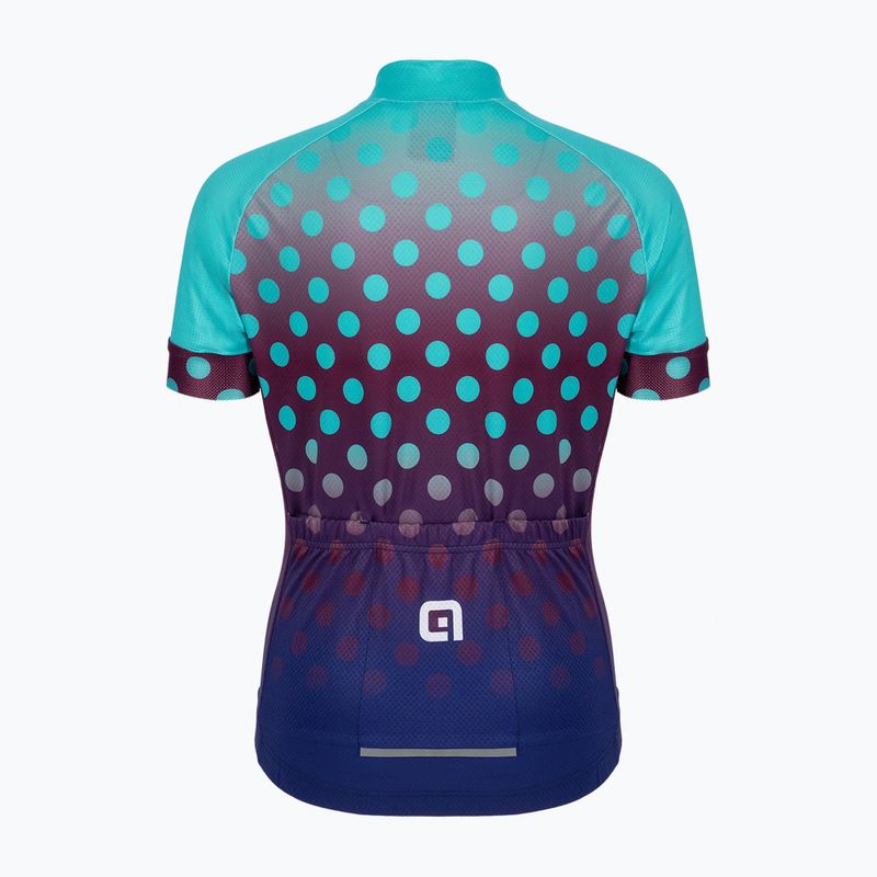 Vaikiški dviratininkų marškinėliai Alé Maglia Bimbo MC Bubble green 2