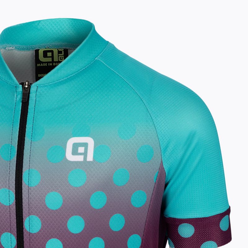 Vaikiški dviratininkų marškinėliai Alé Maglia Bimbo MC Bubble green 3