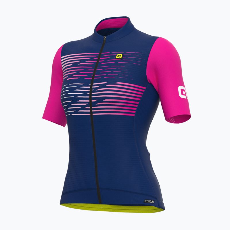 Moteriški dviračių marškinėliai Alé Maglia Donna MC Logo fucsia 6