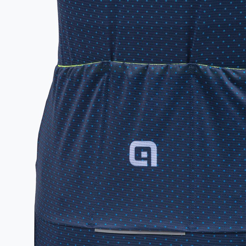 Moteriški dviračių marškinėliai Alé Maglia Donna SM Level blue 5