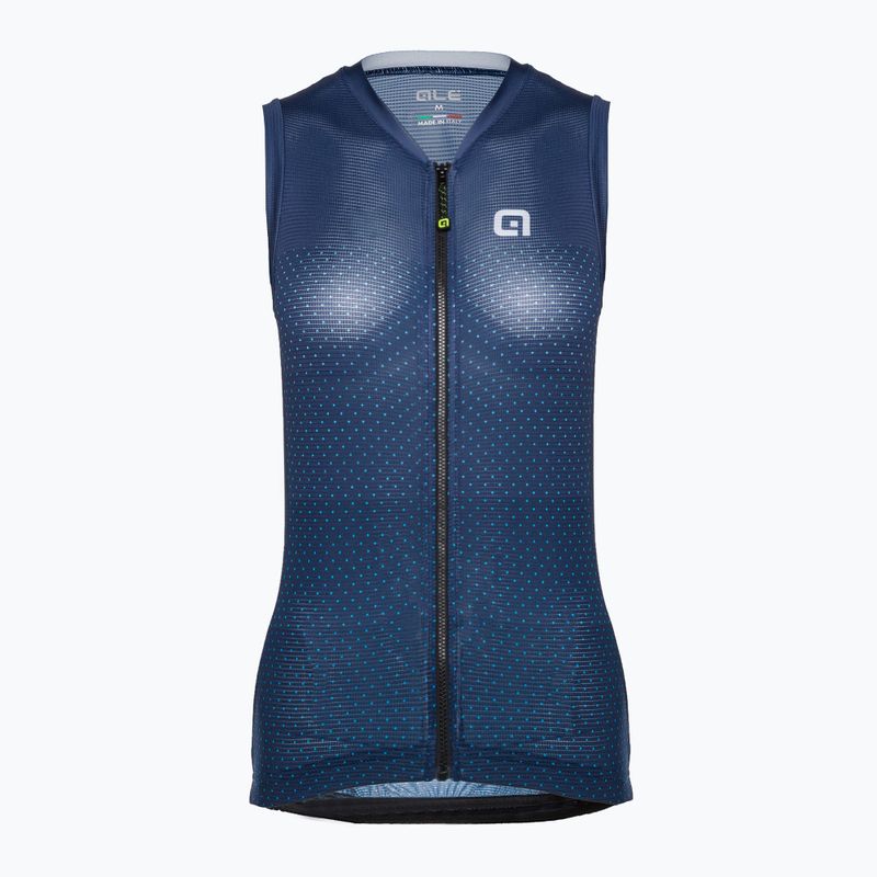Moteriški dviračių marškinėliai Alé Maglia Donna SM Level blue 7