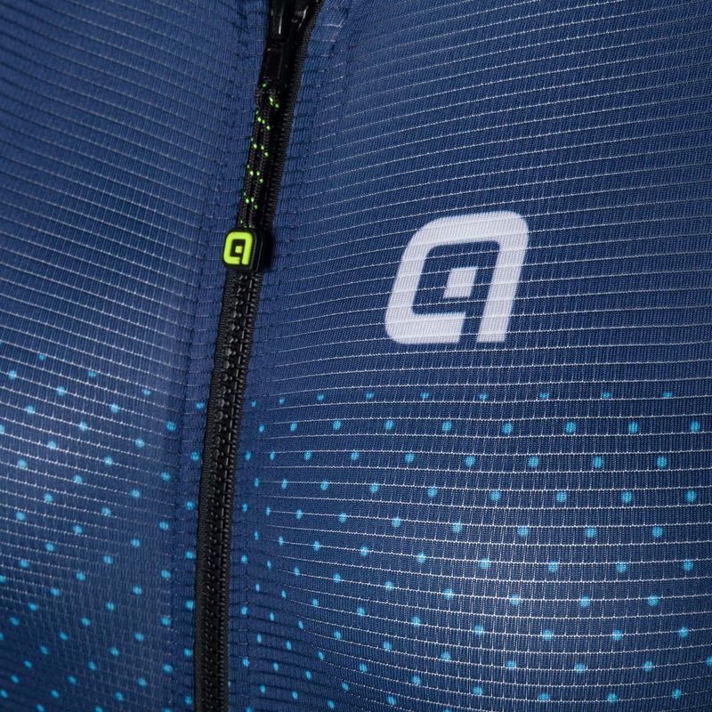 Moteriški dviračių marškinėliai Alé Maglia Donna SM Level blue 9
