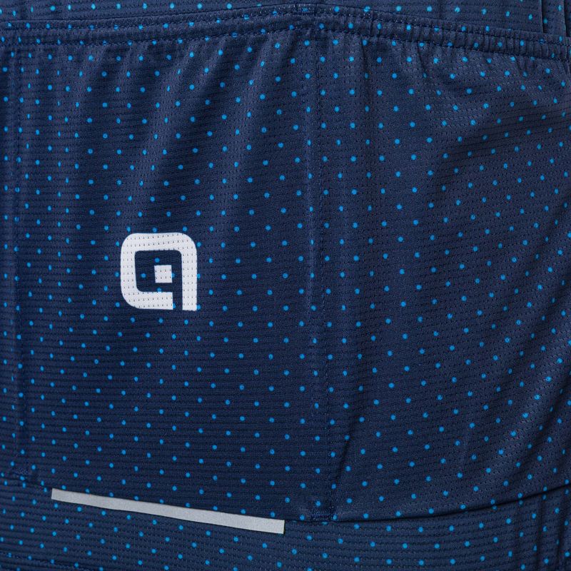 Moteriški dviračių marškinėliai Alé Maglia Donna SM Level blue 10