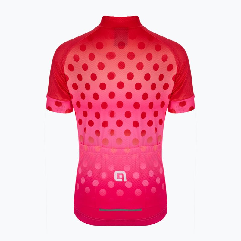 Vaikiški dviratininkų marškinėliai Alé Maglia Bimbo MC Bubble strawberry 2
