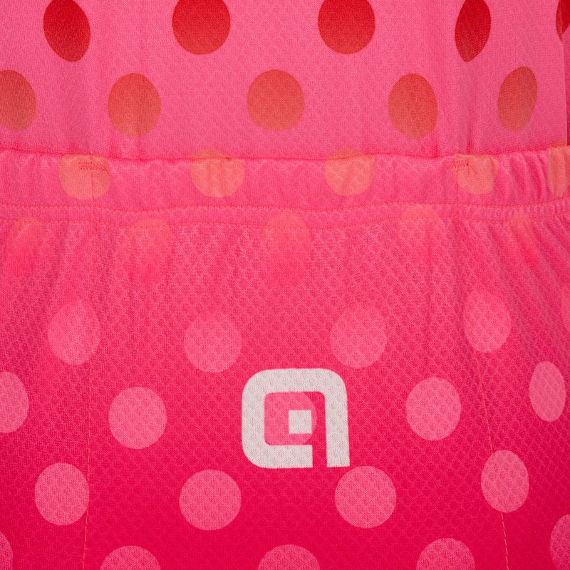 Vaikiški dviratininkų marškinėliai Alé Maglia Bimbo MC Bubble strawberry 4