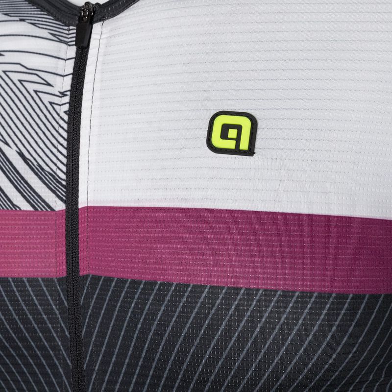 Vyriški dviratininkų marškinėliai Alé Zig Zag black 8