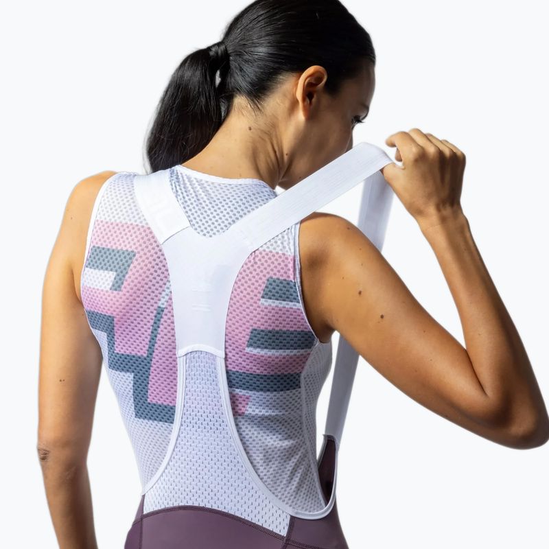 Moteriški dviračių šortai Alé Magic Colour Bibshorts bordeaux 4