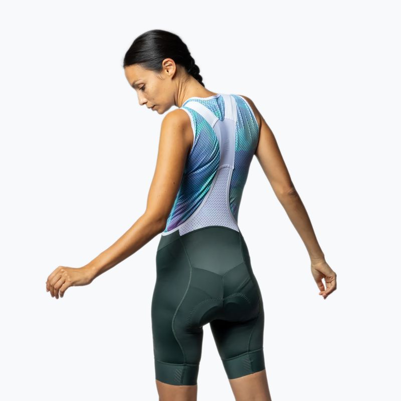 Moteriški dviračių šortai Alé Magic Colour Bibshorts forest green 2