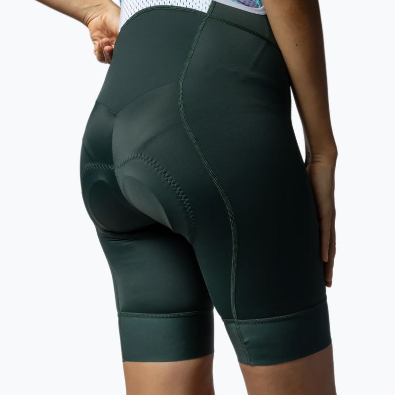 Moteriški dviračių šortai Alé Magic Colour Bibshorts forest green 6