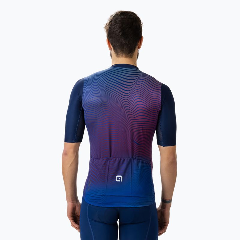 Vyriški dviratininko marškinėliai Alé Onda navy blue 2