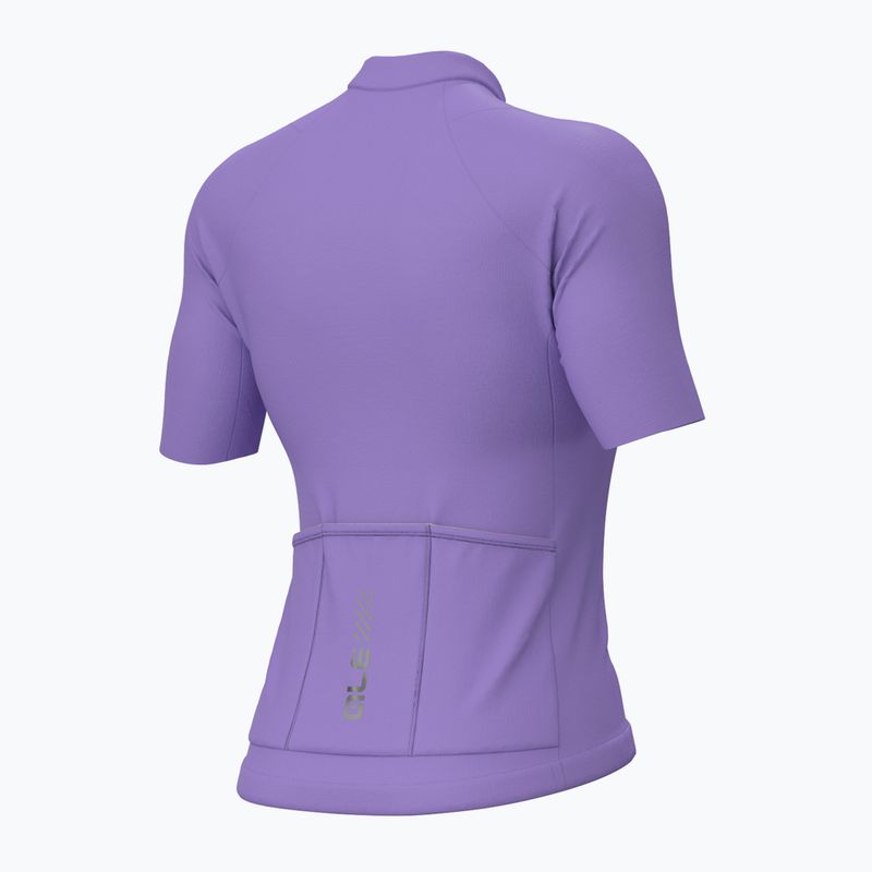 Moteriški dviratininkų marškinėliai Alé Color Block lilac 7