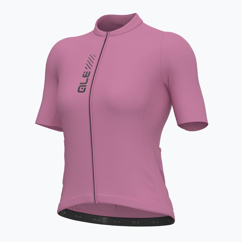 Moteriški dviratininkų marškinėliai Alé Color Block Off Road blush 7
