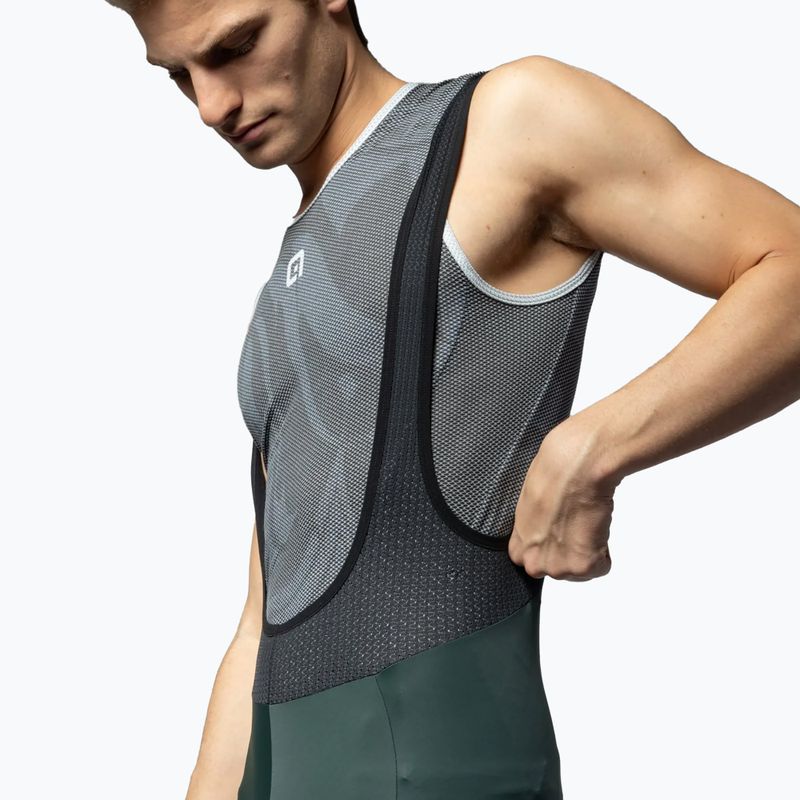 Vyriški dviračių šortai Alé Stones Cargo Bibshorts green wood 3