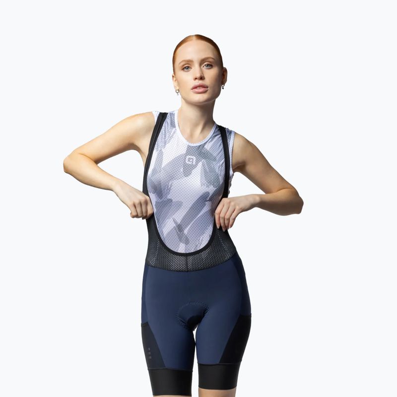 Moteriški dviračių šortai Alé Stones Cargo Bibshorts atmosphere blue