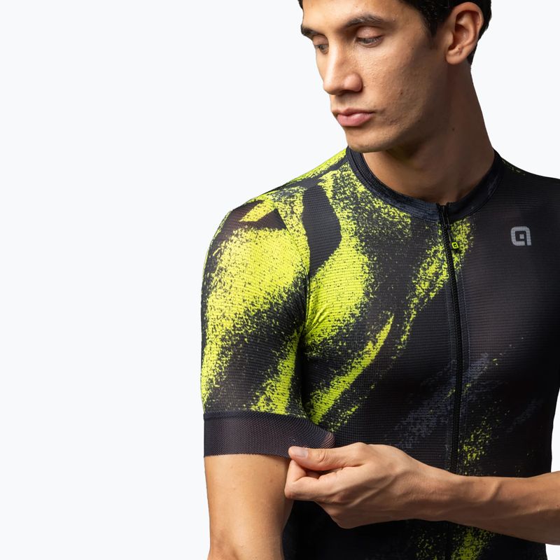 Vyriški dviračių marškinėliai Alé Trace acid green 4