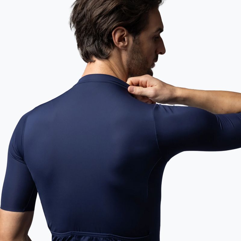 Vyriški dviračių marškinėliai Alé Color Block navy blue 4