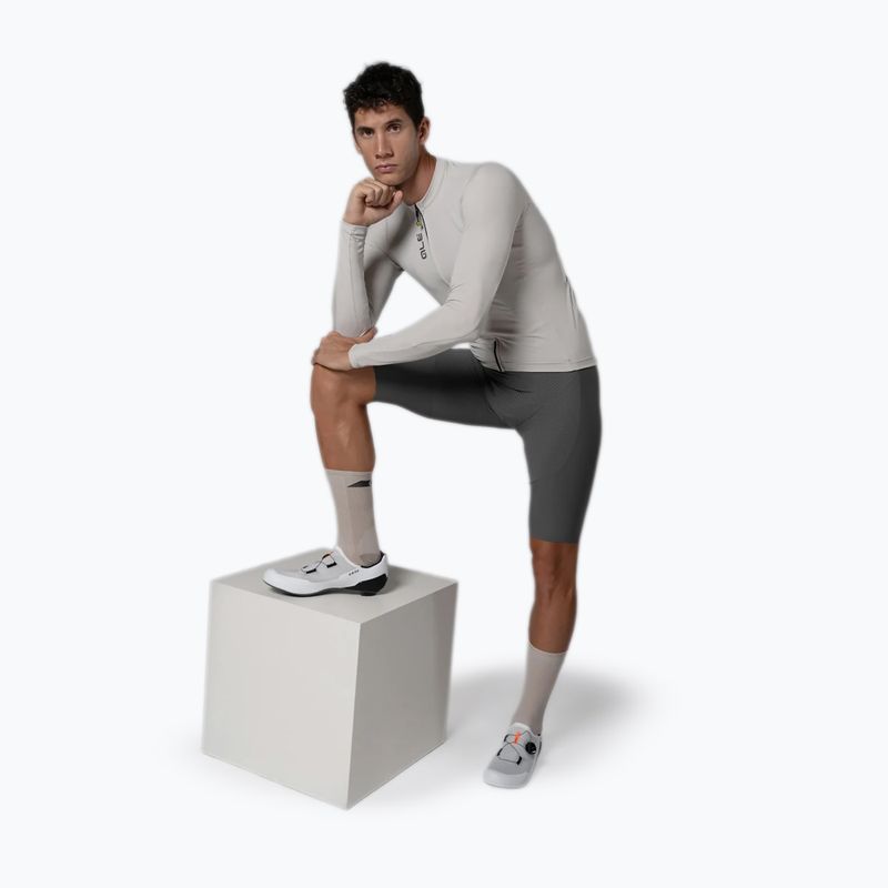 Vyriški dviračių marškinėliai ilgomis rankovėmis Alé Color Block stone 5