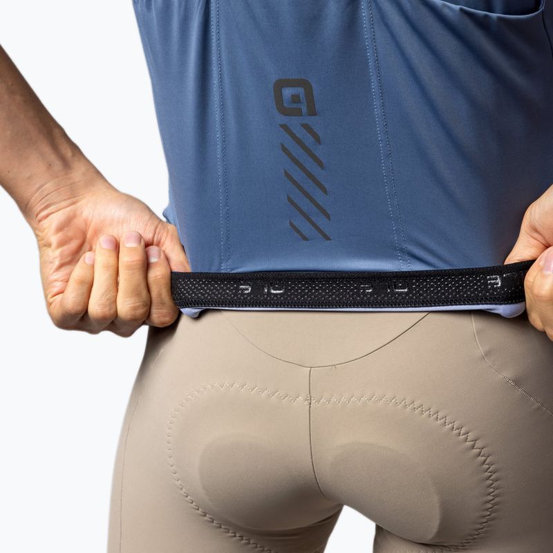 Vyriški dviračių marškinėliai Alé Color Block steel blue 6