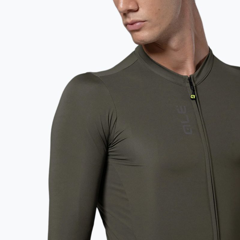 Vyriški dviračių marškinėliai ilgomis rankovėmis Alé Color Block survivor 4